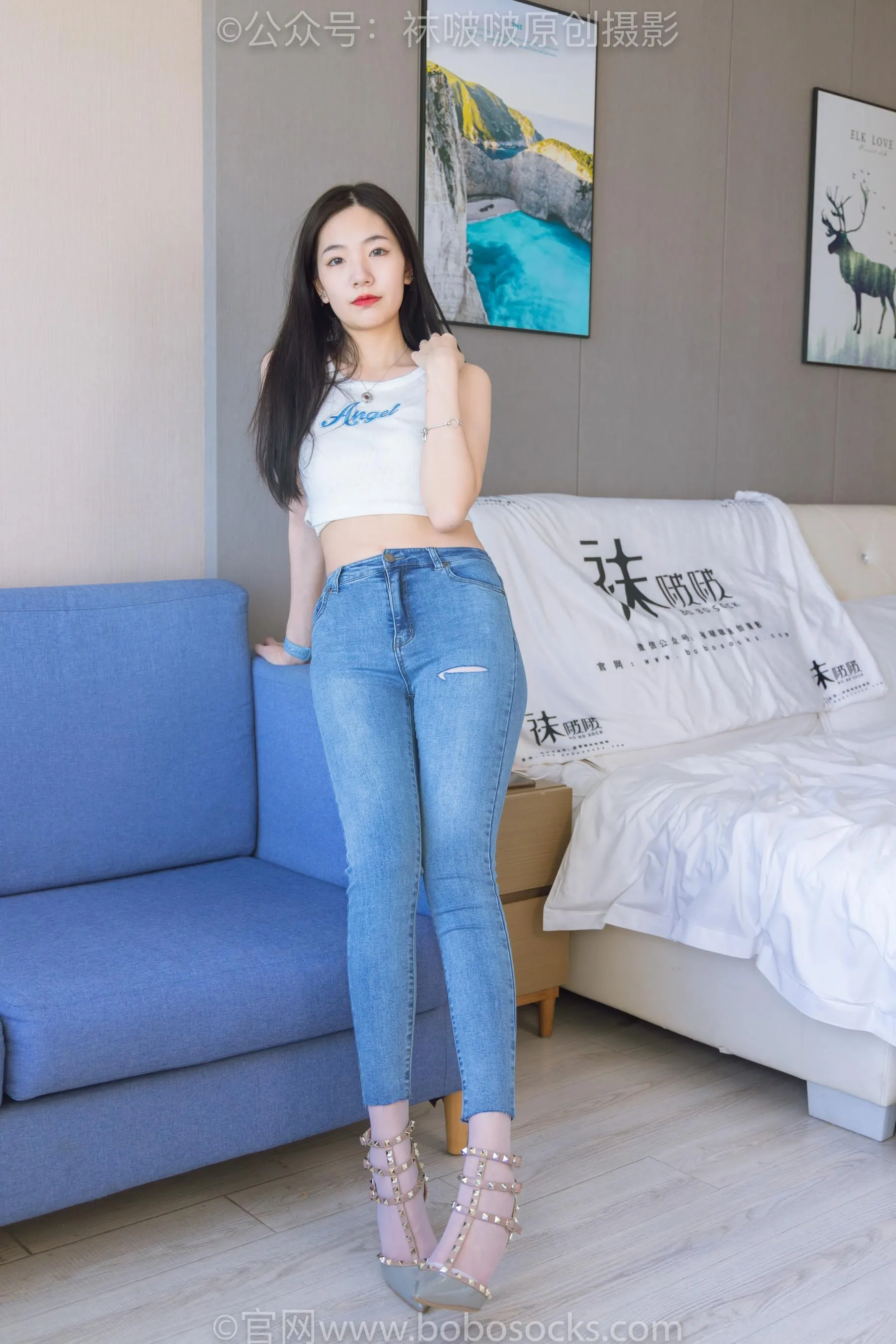 [BoBoSocks袜啵啵]NO.201 小甜豆-高跟鞋、白丝 [87P]插图3